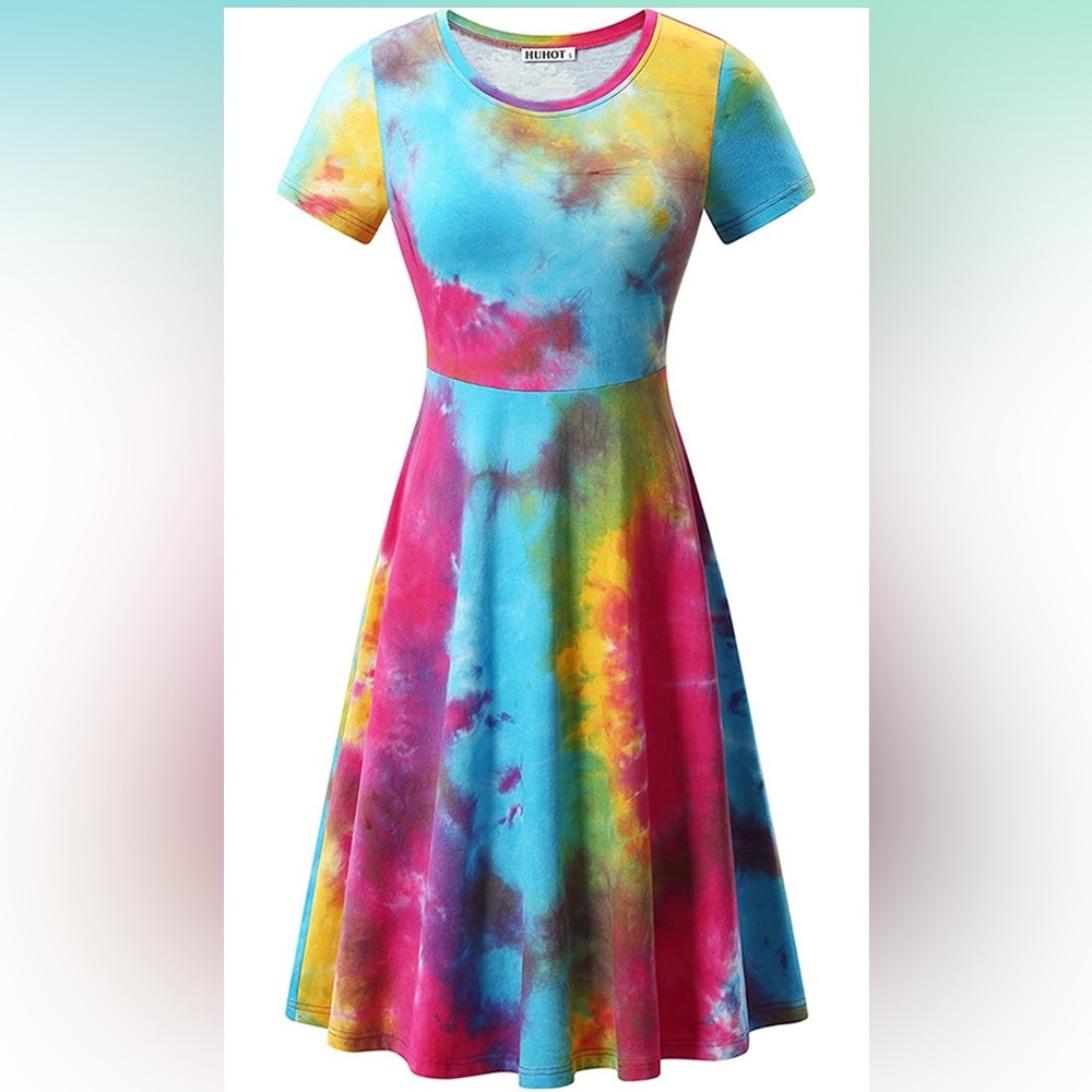 Tie dye dress 👗